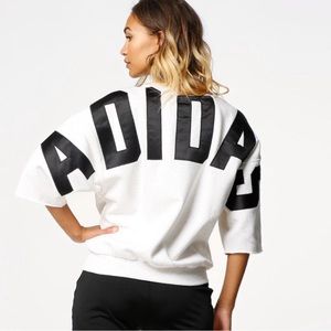 ADIDAS Three quarter sleeve crew neck